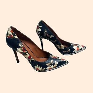 Givenchy Floral Point Toe Pumps